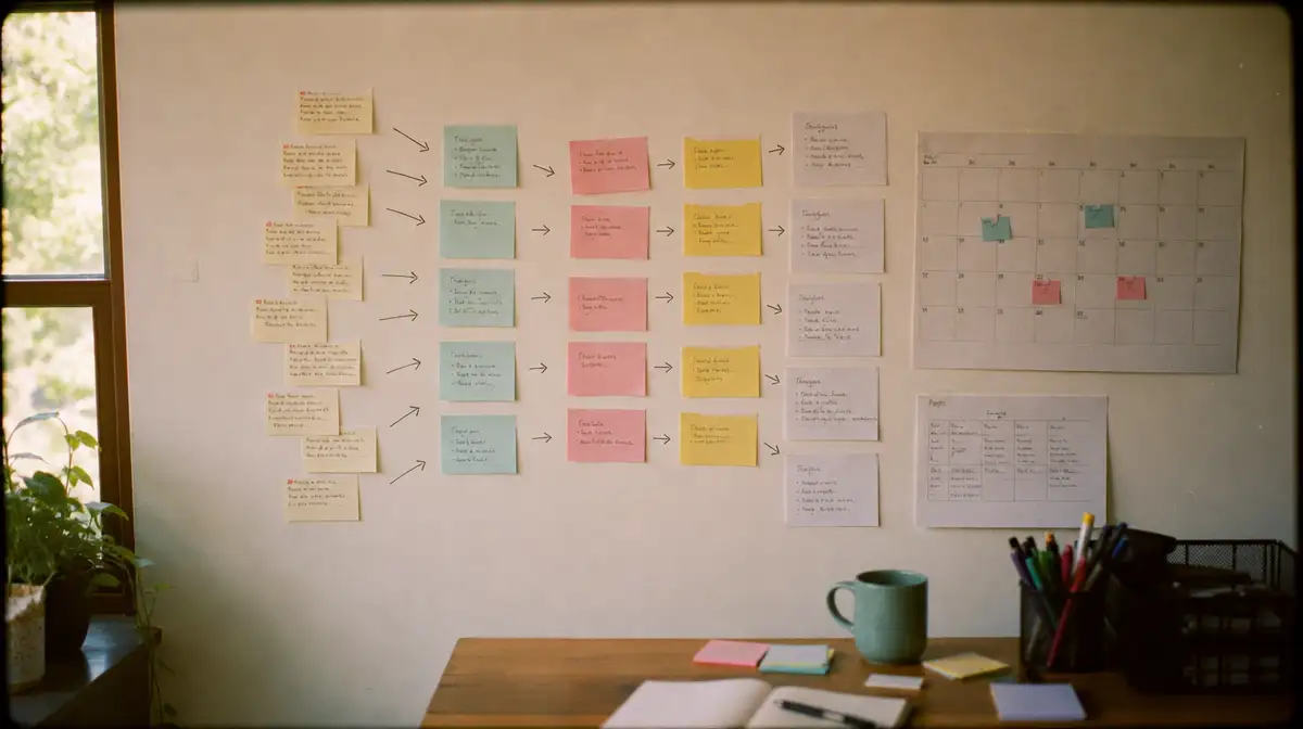 Social media workflow from audience questions to content and measurement